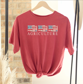 Patchwork Agriculture Flag – Comfort Colors T-Shirt