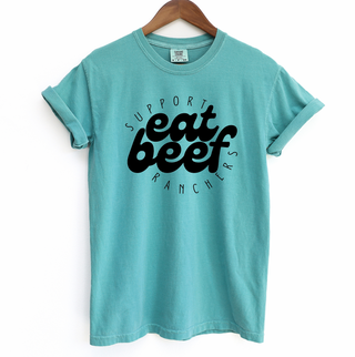 Eat Beef Support Ranchers – Comfort Colors T-Shirt