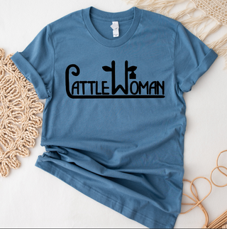 Cattlewoman Eartag – Bella Canvas T-Shirt