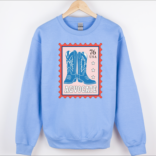 USA Boot Stamp – Crewneck