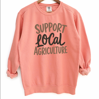 Support Local Agriculture – Neutral – Crewneck