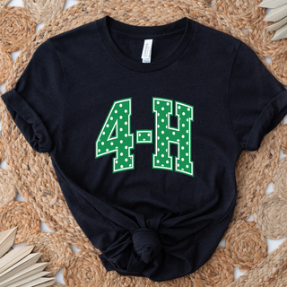 4-H Polka Dot- Bella Canvas T-Shirt