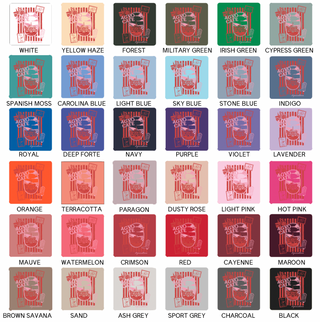Striped Agriculture Pink and Red– Crewneck - Front & Back!