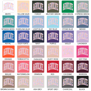 Colorful Plaid Agvocate– Crewneck
