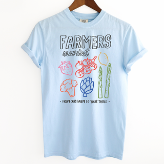 Farmer's Market – Farm to Table – Comfort Colors T-Shirt