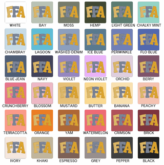 Frayed Quilt FFA – Comfort Colors T-Shirt