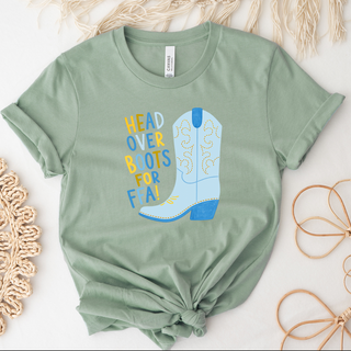 Head Over Boots For FFA – Bella Canvas T-Shirt