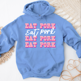 Pink Western Eat Pork Dolly – Hoodie