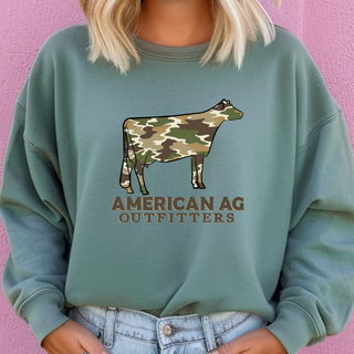 AAO Camo Dairy Cow– Crewneck