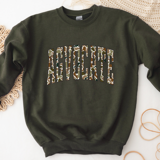 Camo Agvocate– Crewneck