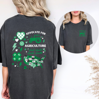 4-H Patchwork– Comfort Colors T-Shirt - Front & Back