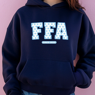 Baby Blue Polka Dot FFA– Hoodie