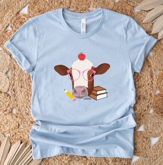 Nerdy Cow- Bella Canvas T-Shirt