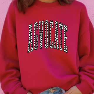Zebra Agvocate– Crewneck