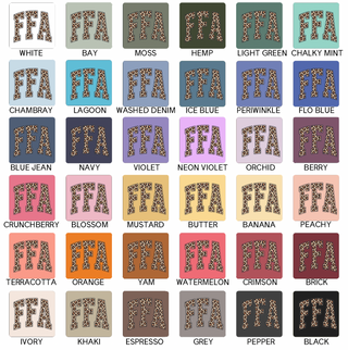 Cheetah FFA– Comfort Colors T-Shirt