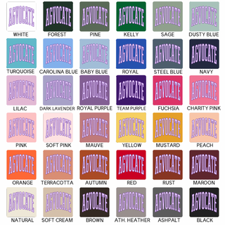 Purple Plaid Agvocate- Bella Canvas T-Shirt