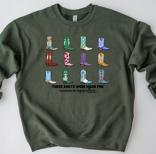 RTS - Boots Women in AG - Sale Crewneck