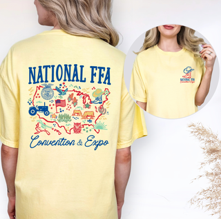 National FFA Convention and Expo USA– Comfort Colors T-Shirt - Front & Back
