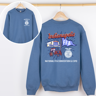 National FFA Spirit Tractor– Crewneck - Front & Back!