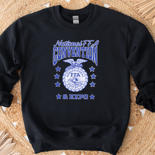 Blue and White Stars National FFA– Crewneck