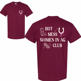 RTS Sale Tee - Hot Mess Woman in Ag
