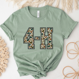 Camo 4-H- Bella Canvas T-Shirt