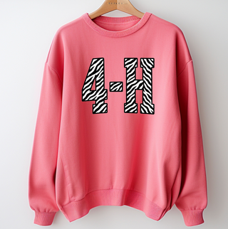 Zebra 4-H– Crewneck