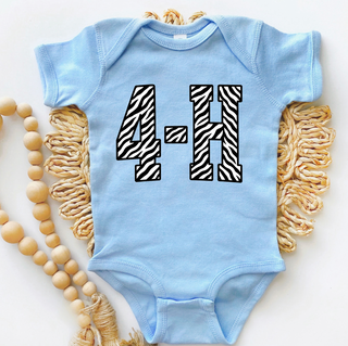 Zebra 4-H– Infant/Toddler/Youth