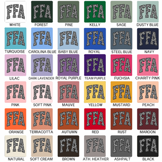 Zebra FFA- Bella Canvas T-Shirt