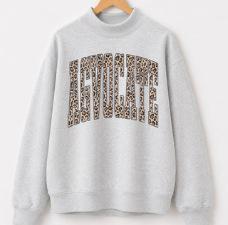 PREORDER - Cheetah Agvocate | Ash Grey| Mock Neck - **Starts Shipping 10/31**