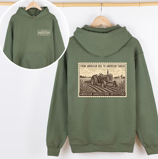 AAO American Soil Stamp– Hoodie - Front & Back!