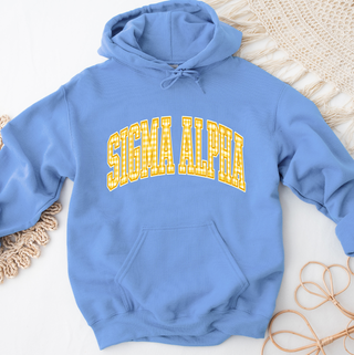 Yellow Plaid Sigma Alpha– Hoodie