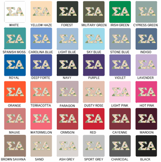 Quilted Sigma Alpha– Crewneck