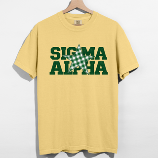 Sigma Alpha Star– Comfort Colors T-Shirt