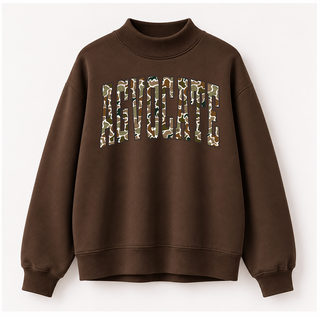 PREORDER!!! - Camo Agvocate | Chocolate | Mock Neck - **Starts Shipping 11/15**