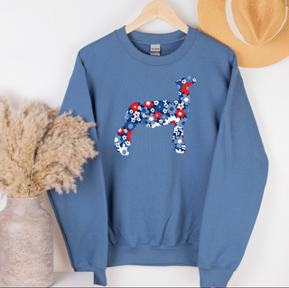 PATRIOTIC DAISY LAMB – Crewneck