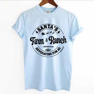 Santa's Farm And Ranch Black INK – Comfort Colors T-Shirt