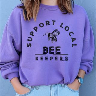 Support Local Bee Keepers – Crewneck