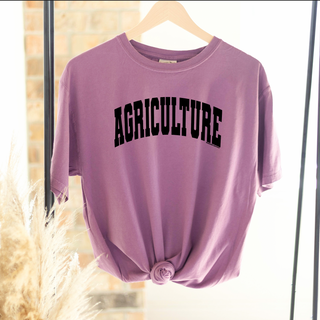 Varsity Agriculture Black – Comfort Colors T-Shirt