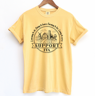 Support FFA Barn Sketch – Comfort Colors T-Shirt