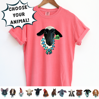 SQUASH ANIMALS - CHOOSE YOUR ANIMAL – Comfort Colors T-Shirt