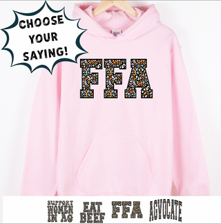 Colorful Cheetah Words - Choose Your Saying – Hoodie