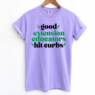 Extension Educators hit Curbs - Green – Comfort Colors T-Shirt