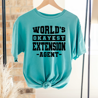 World's Okayest Extension Agent – Comfort Colors T-Shirt