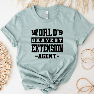 World's Okayest Extension Agent – Bella Canvas T-Shirt