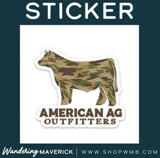 AAO CAMO STEER -  Vinyl Sticker