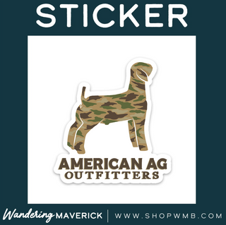 AAO CAMO GOAT -  Vinyl Sticker