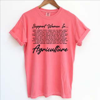 Support Women In Agriculture - LIST – Comfort Colors T-Shirt
