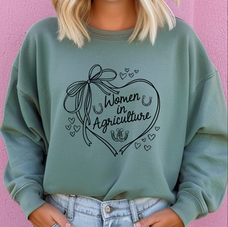 Women In Ag Horse Show - Black Ink – Crewneck