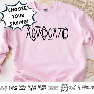 BRANDED -CHOOSE YOUR SAYING – Crewneck